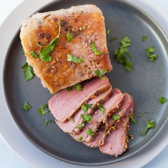 Sous Vide Corned Beef - Recipe photo by thymeandjoy