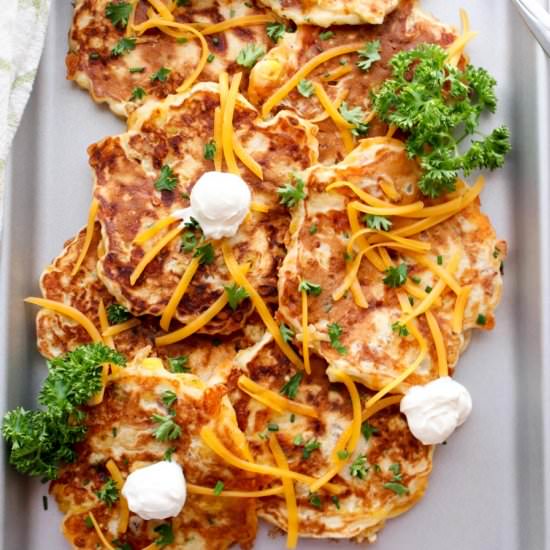 Loaded Savory Pancakes - Recipe photo by KrazyKitchenMom