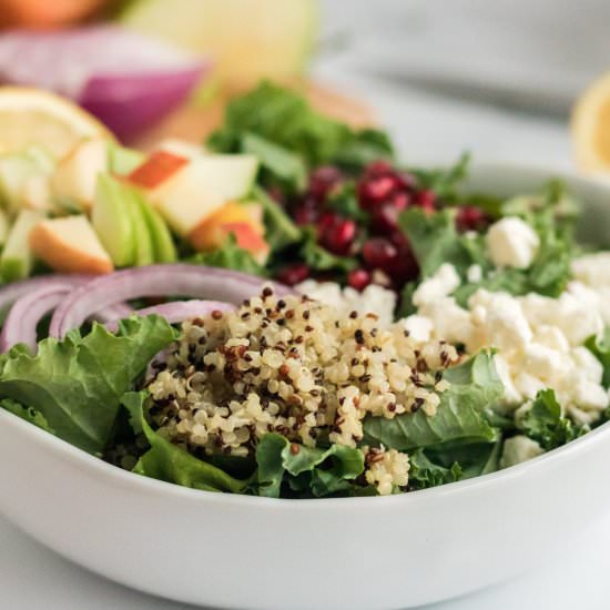 KALE AND QUINOA SALAD WITH LEMON VI - Recipe photo by confessionsofparenting