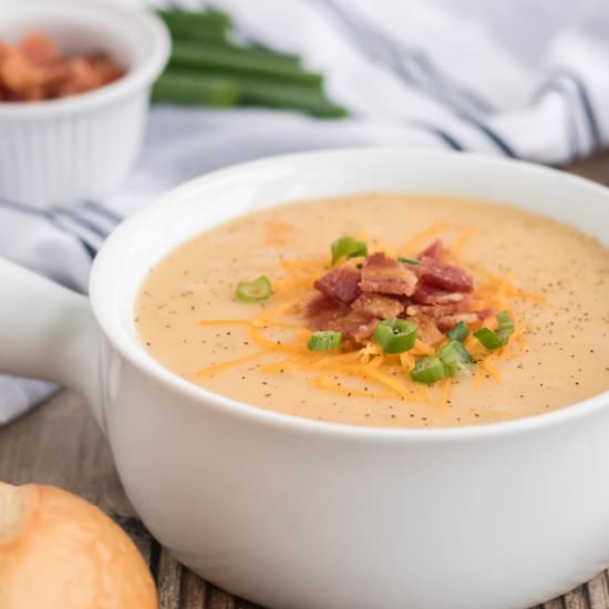Instant Pot Potato Soup - Recipe photo by confessionsofparenting