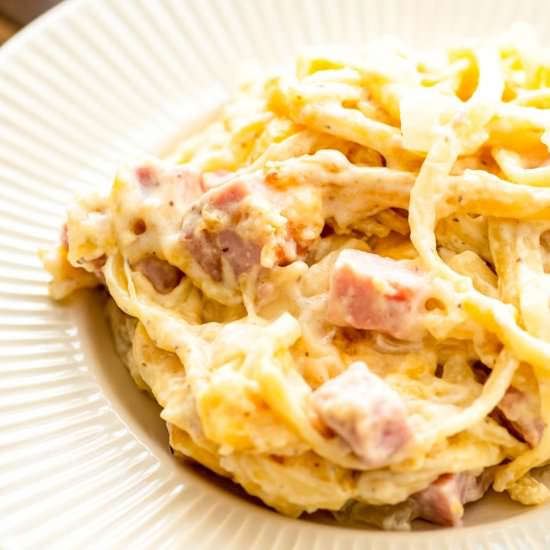 Linguine Casserole - Recipe photo by julieseatsandtreats