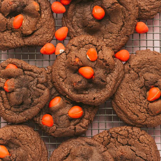 Mini Egg Chocolate Cookies - Recipe photo by amytreasurefood