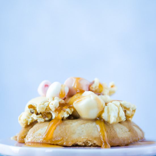 Vegan Cookies with Caramel - Recipe photo by amytreasurefood