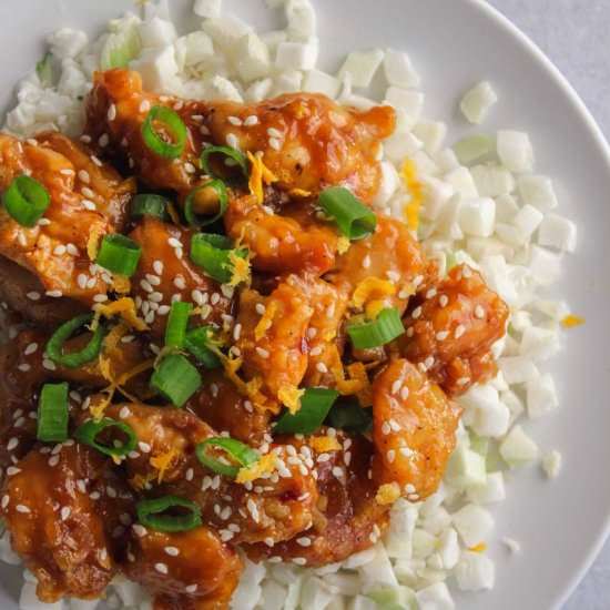Crispy Paleo Orange Chicken - Recipe photo by laushealthylife