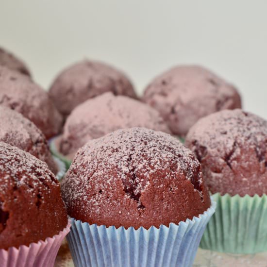 Red Velvet Muffins - Recipe photo by annalenashearthbeat