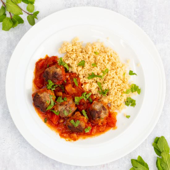 Mint and Lamb Meatballs - Recipe photo by Searchingforspice