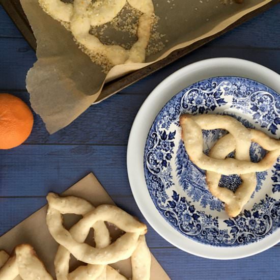 citrus celtic knot cookies - Recipe photo by We Know Stuff