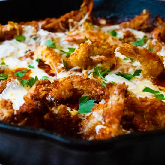 Shrimp Parmesan - Recipe photo by JawnsICooked