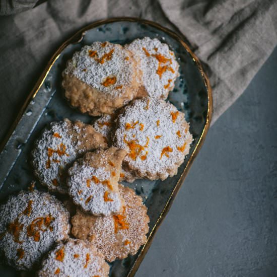 Shortbread Orange Blossom Cookies - Recipe photo by melissa sampedro