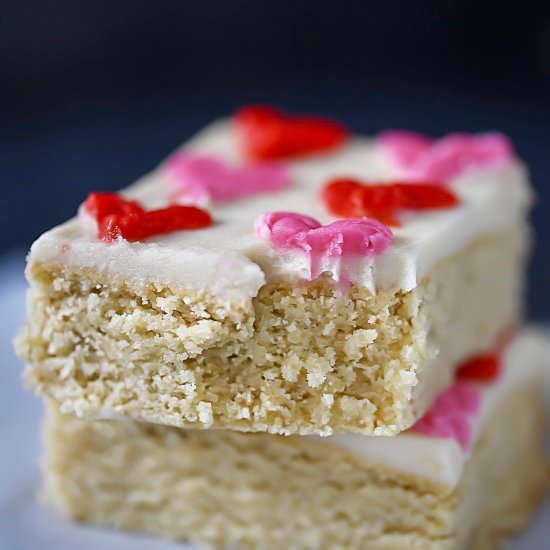 SCD + Keto Sugar Cookie Bars - Recipe photo by Lila Ruth Grain Free