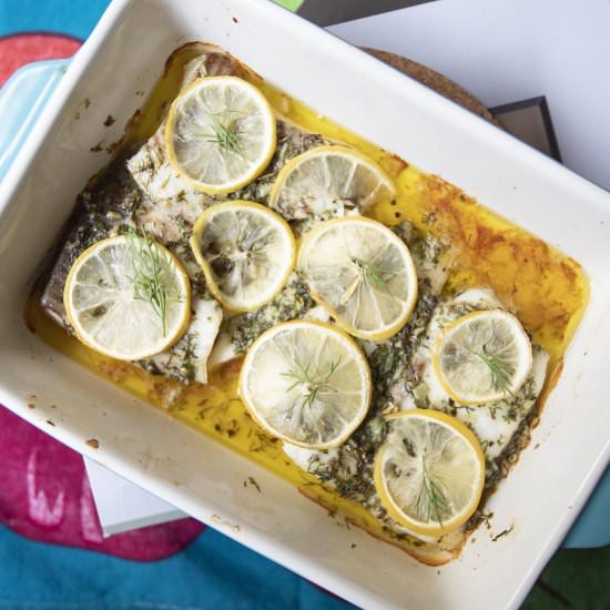Lemon butter baked fish fillets - Recipe photo by foodmakesmehappy