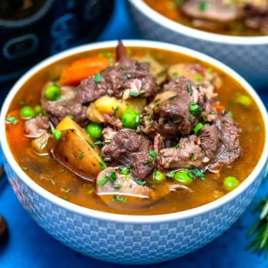 Slow Cooker Lamb Stew - Recipe photo by peasandpeonies