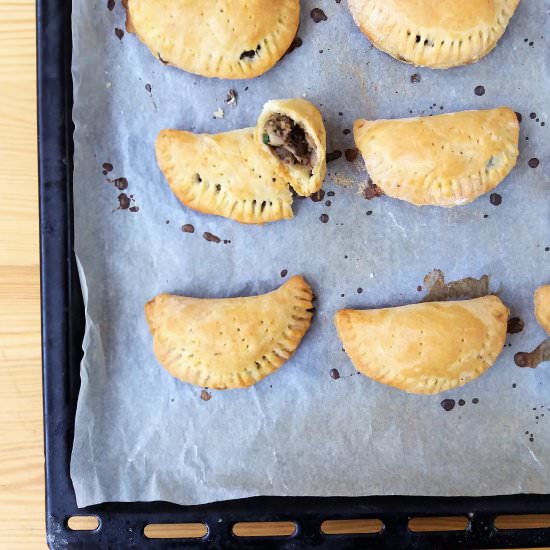 Mushroom Hand Pies - Recipe photo by Lekcjewkuchni