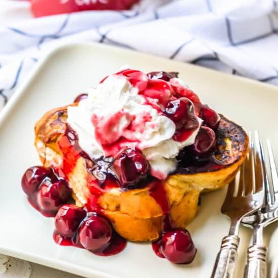 Cherry French Toast - Recipe photo by ltully