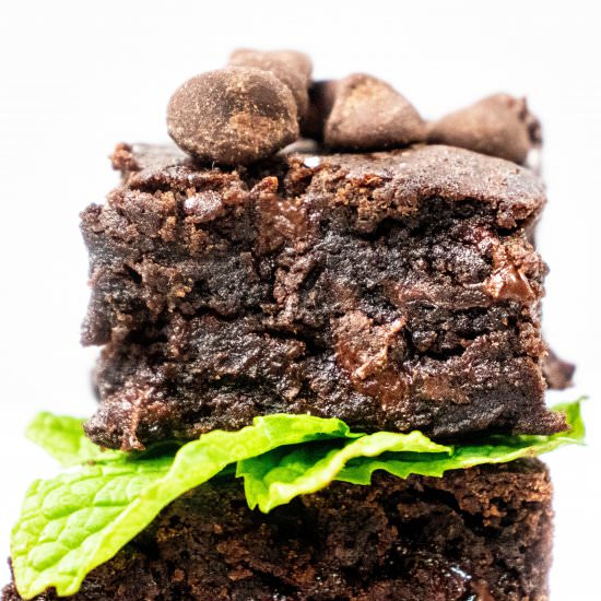 VGF Chocolate Chip Brownies - Recipe photo by TheCurryMommy