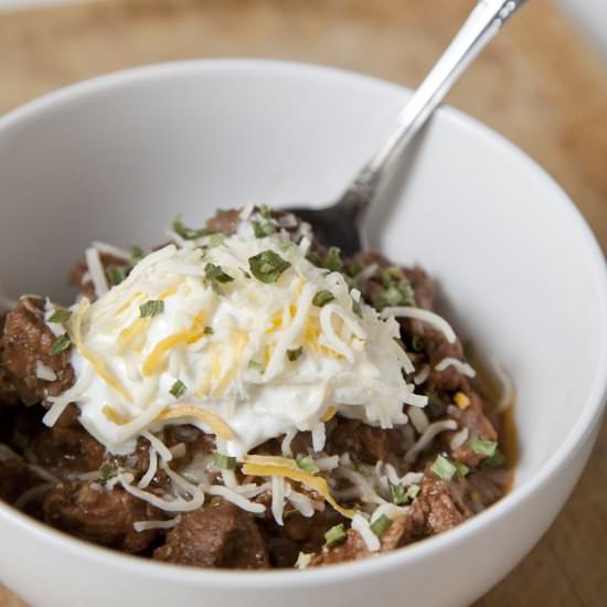 Slow Cooker Colorado Chili - Recipe photo by urbancookery