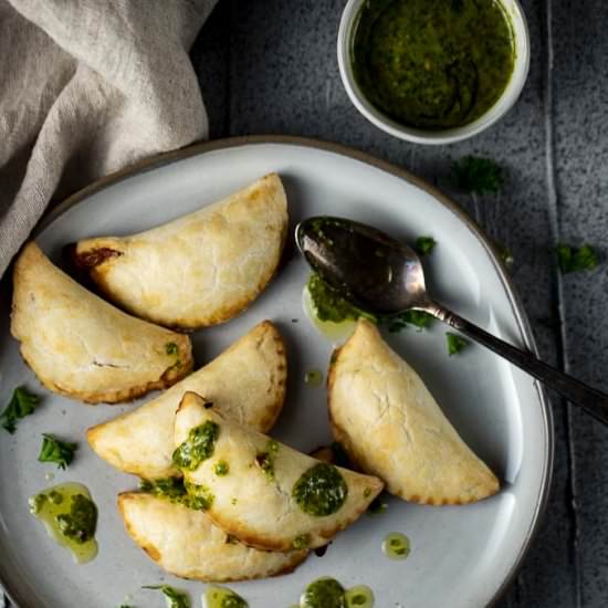 Crispy Baked Vegetarian Empanadas - Recipe photo by Went Here 8 This