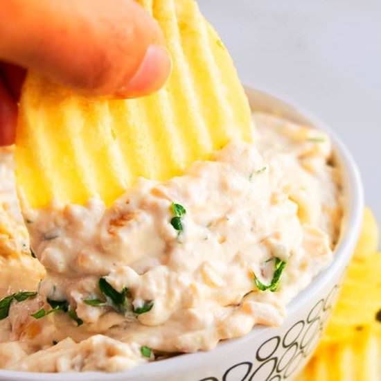 Homemade French Onion Dip - Recipe photo by 1PotRecipes