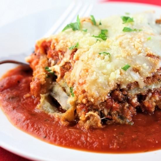 baked eggplant parmesan - Recipe photo by nowcookthis