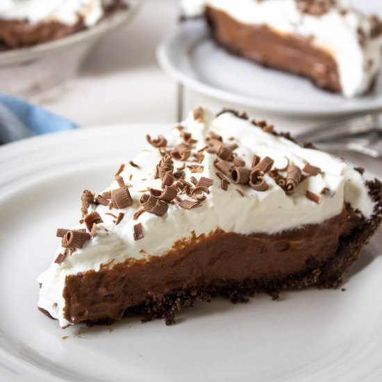 Chocolate Cream Pie - Recipe photo by BeyondtheCoop