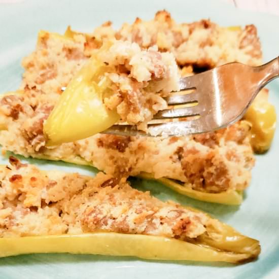 Stuffed Hot Peppers - Recipe photo by coolbeanliving
