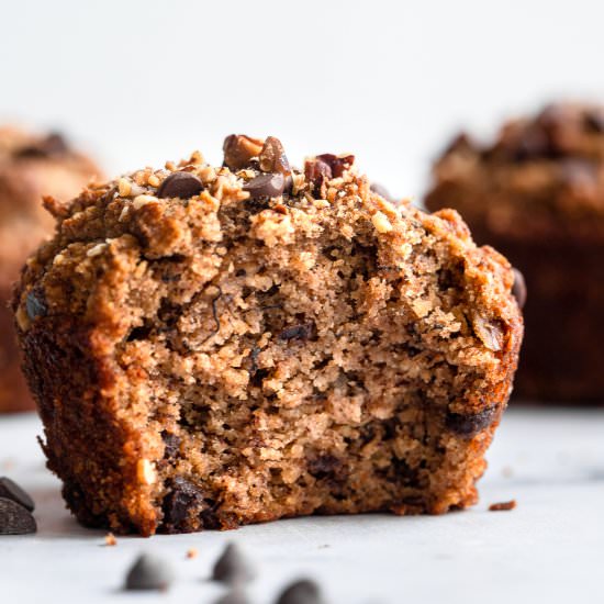Paleo Banana Nut Muffins - Recipe photo by foodfaithfitness