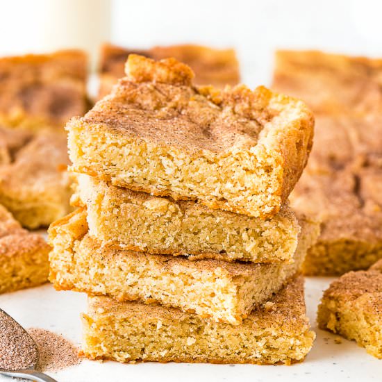 Eggless Snickerdoodle Bars - Recipe photo by Mommys Home Cooking