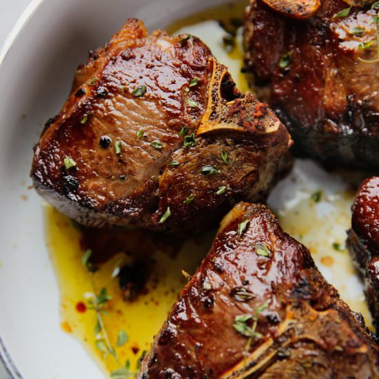 Lamb Loin Chops - Recipe photo by Garden in the kitchen