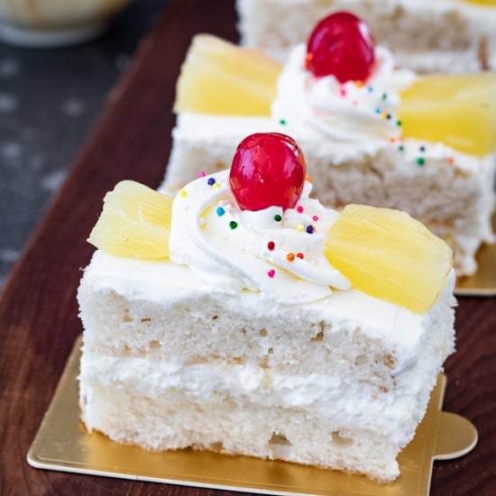 Eggless Pineapple Pastry - Recipe photo by ruchiskitchen