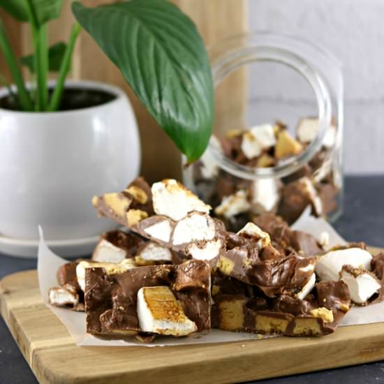 Easy S'mores Rocky Road - Recipe photo by SouthernInLaw