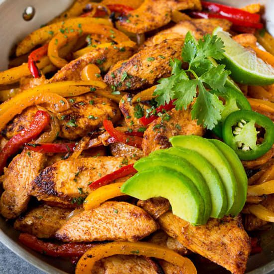 Chicken Fajitas - Recipe photo by dinneratthezoo