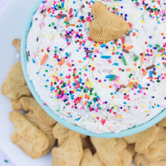 Funfetti ‘Dunkaroo’ Dip - Recipe photo by Kathryns.kitchen.blog