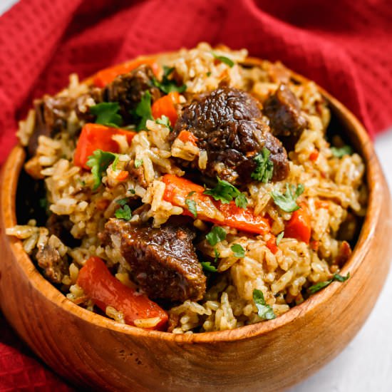 Rice Pilaf Instant Pot - Recipe photo by MunchkinTime