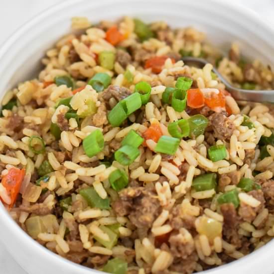 Vegan Dirty Rice - Recipe photo by Domesticdee