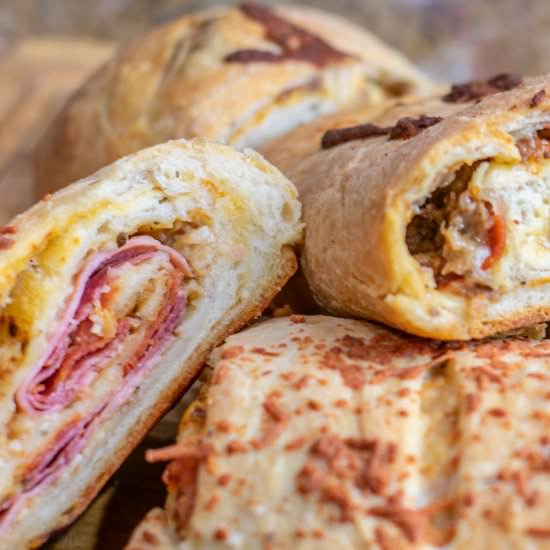 HOMEMADE STROMBOLI - Recipe photo by parsley thyme limoncello
