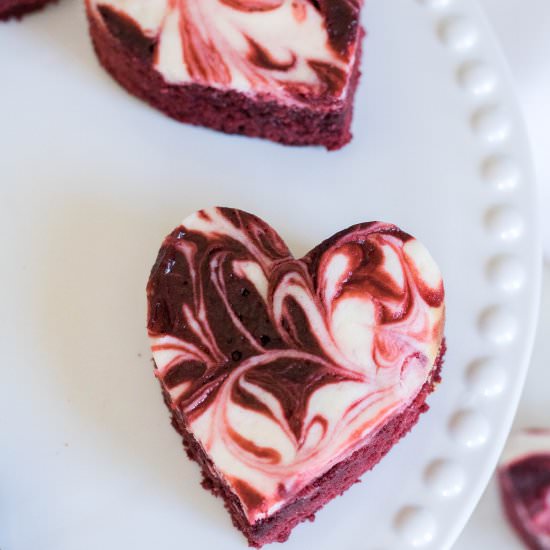 Cheesecake swirl red velvet brownie - Recipe photo by lifestyleofafoodie