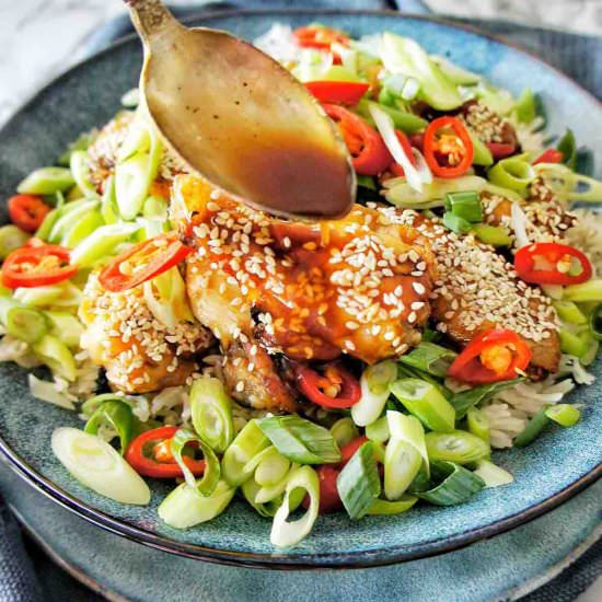 Slow Cooker Sticky Chicken Wings - Recipe photo by SweetCaramelSunday