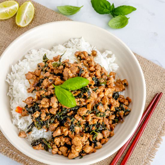 Thai Chilli Basil Chicken - Recipe photo by Priyanka DK