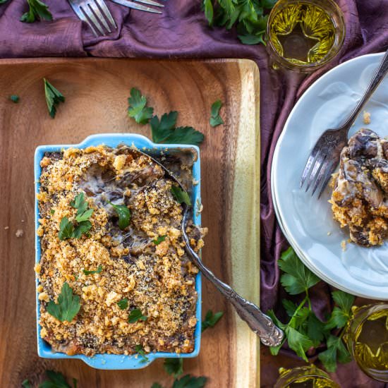 Mushroom Gratin - Recipe photo by primalwellnesscoach