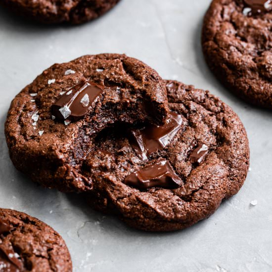 Gluten-Free Chocolate Cookies - Recipe photo by snixykitchen
