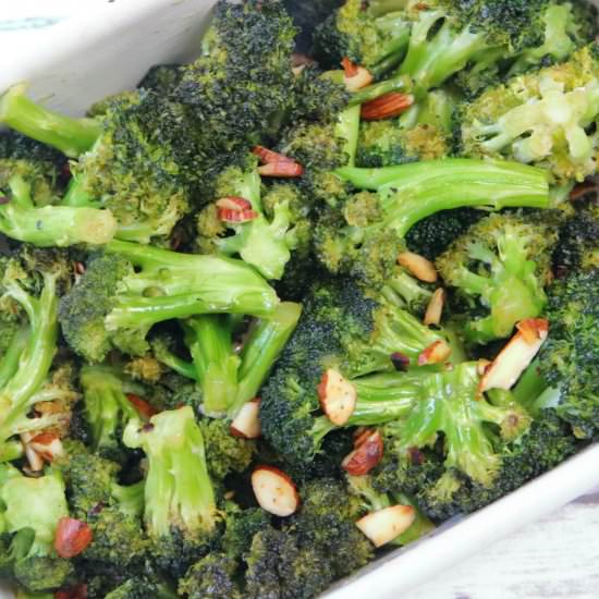 Honey Sriracha Roasted Broccoli - Recipe photo by System Of a Brown