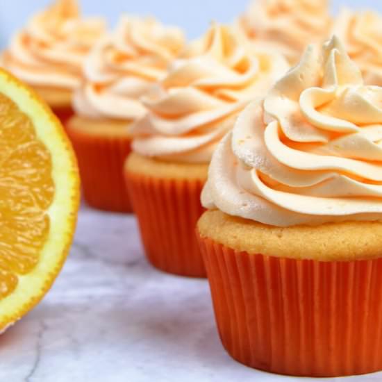 Orange Creamsicle Cupcakes - Recipe photo by System Of a Brown