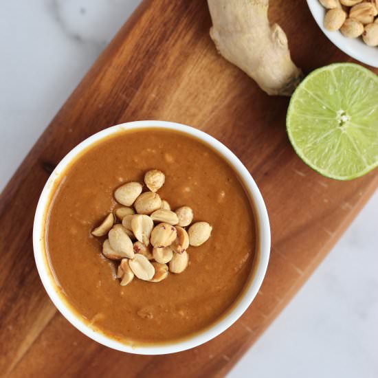 8 Ingredient Thai Peanut Sauce - Recipe photo by gratefulgrazer