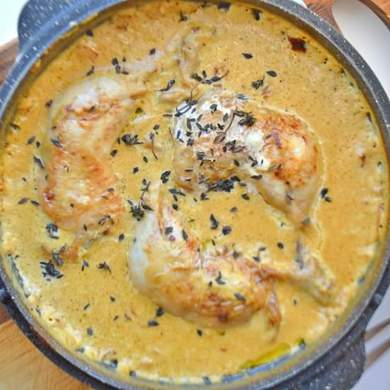 Creamy Mustard Chicken - Recipe photo by Mummys FastandEasy