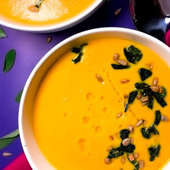 Butternut Squash & Sage Soup - Recipe photo by restorativecuisine