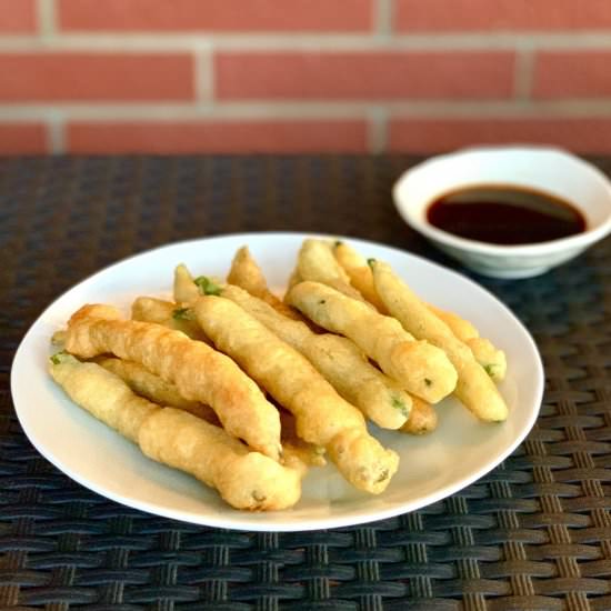 Tempura Green Beans & Dipping Sauce - Recipe photo by Foodbyayaka