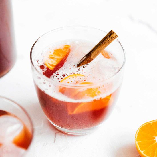 Mulled Wine (Gluhwein) Kombucha - Recipe photo by liveeatlearn