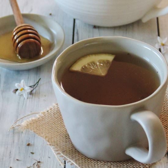 Tulsi (Holy Basil) Tea - Recipe photo by Inspired Edibles