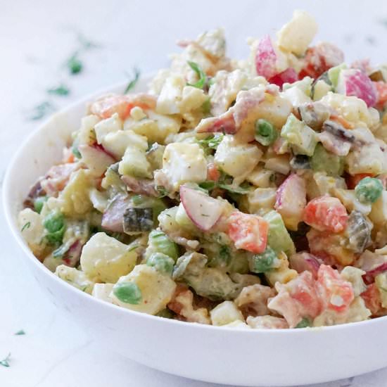 Olivier Salad, Russian Potato Salad - Recipe photo by Healthy Taste Of Life