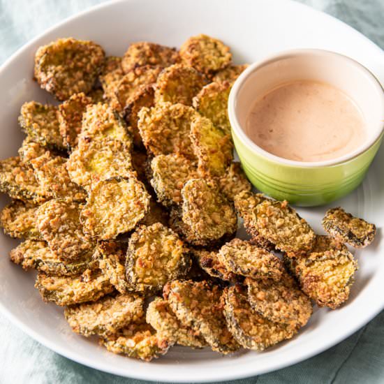 Air Fryer Pickles - Recipe photo by Dishesdelish